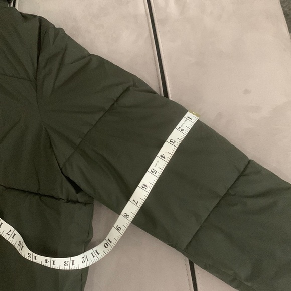 Zara NWT Water and Wind Protection Khaki Longline Hooded Anorak - Picture 12 of 17